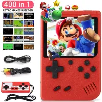 Retro Portable Mini Handheld Video Game Console 8-Bit 3.0 Inch LCD Color Kids Game Player Built-In 400 Games For Kid Xmas Gift