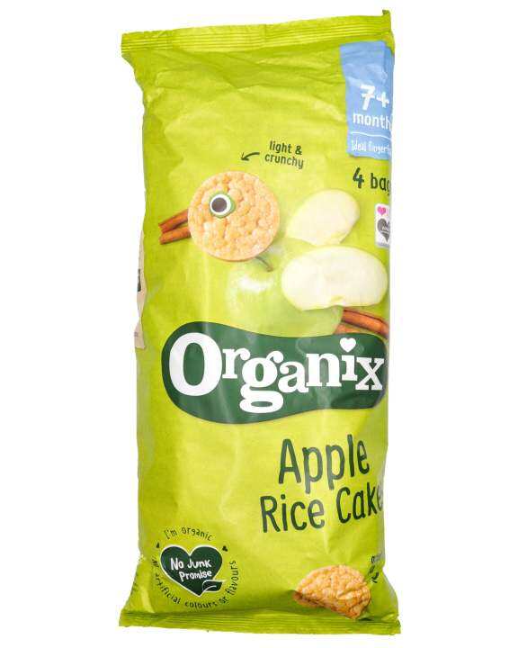 Organix Baby Snacks 7+ months Apple Rice Cakes (112g) Lazada PH