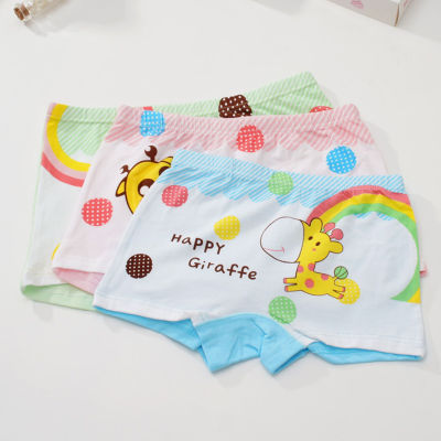 4PcsLot Girls Underwear Childrens Cotton Boxers Kids Shorts Panites Baby Girl Clothes for 2-10 years