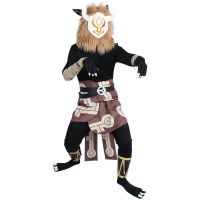 [Spot] Original God cos Qiuqiu people cosplay clothing mens plush headgear QQ people second game role-playing clothingTH