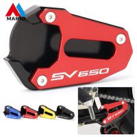 SV 650 SV650 Motorcycles Kickstand Foot Side Stand Extension Pad Support Plate For Suzuki SV650X 650X 650 X 2018 2019 2020 Logo