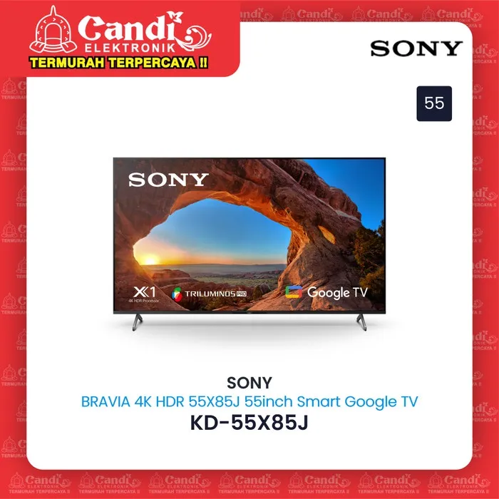 SONY LED TV 55 INCH KD55X85J SMART TV 4K UHD HDR ANDROID GOOGLE TV