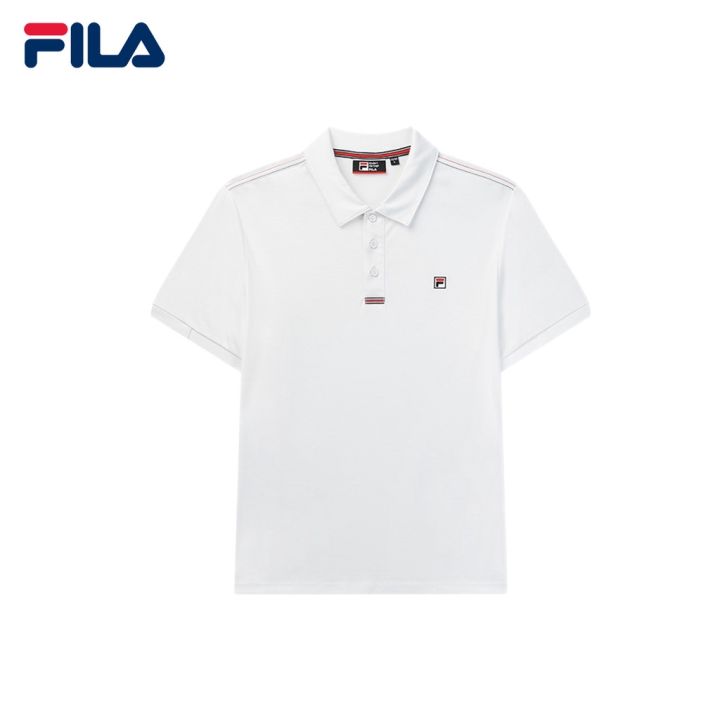 online-exclusive-mens-fila-embroidered-f-logo-side-split-cotton-polo-shirt