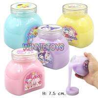 สไลม์ เหลว นมข้นหวาน ซานริโอ้ 4 สี (สุ่มสี 1 ขวด) H: 7.5 cm. winnietoys