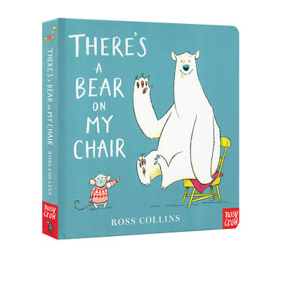 Bear occupied my chair thereS a bear on my chair large paperboard Book Emotional Quotient enlightenment humor picture story English grammar learning picture book