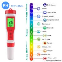 โปรโมชั่น++ เครื่องวัดค่านํ้า 4in1 PH Meter มีไฟในตัว Blacklight วัดค่ากรด-ด่าง PH/TDS/EC/Temp แถมฟรีผงคาริเบท Calibrate (PH Buffer) ราคาถูก เครื่องวัดไฟฟ้า เครื่องวัดกระแสไฟฟ้า ไฟฟ้า  เครื่องมือช่าง