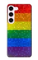 เคสมือถือ Samsung Galaxy S23 ลายธง LGBT Rainbow Gay LGBT Pride Flag Case For Samsung Galaxy S23