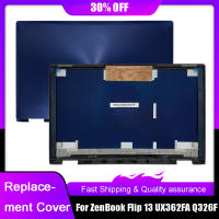 หน้าจอ LCD สำหรับแล็ปท็อปบารูสำหรับ ZenBook Flip 13 UX362FA Q326F Penggantian Kes Belakang Tudung Biru