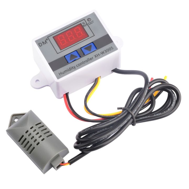 Digital Humidity Controller XH-W3005 12V 24V 220V Humidistat Hygrometer ...