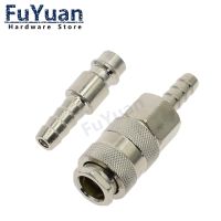 Pneumatic fitting EU Euro  type High pressure coupling  6mm 8mm 10mm Hose Barb Air Hose Quick compressor connector Hand Tool Parts Accessories