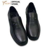 Giày tây nam TIẾN CÔNG da bò, giày công sở thời trang TCG1101 đen