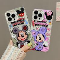 ANBV MALL เคสโทรศัพท์มือถือ กันกระแทก ลายมิกกี้ มินนี่เมาส์ แฟชั่น สําหรับ iPhone 14Pro 13 12 11 Pro Max