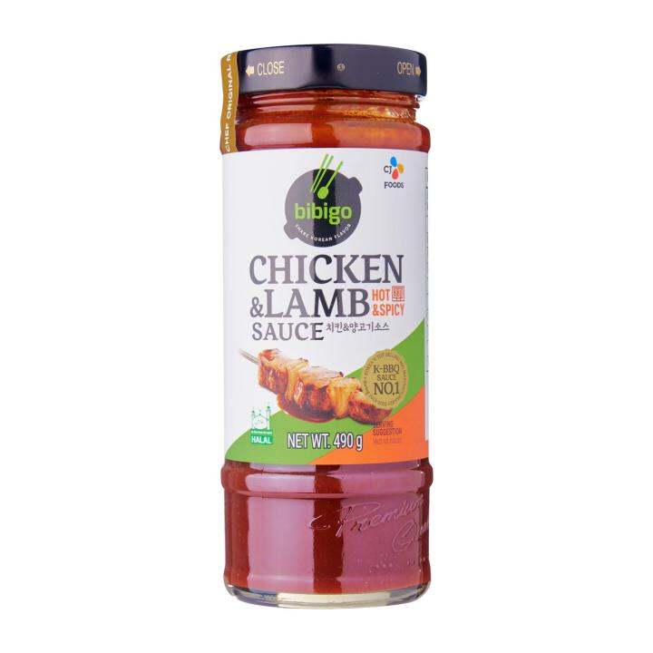 CJ Bibigo Korean Chicken & Lamb Sauce Hot & Spicy (Halal) Lazada