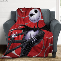 nightmare before christmas ，Horror printing Blanket Jack Blanket Soft Fleece Throw Blankets for Bedroom Sofa Gift Blanket