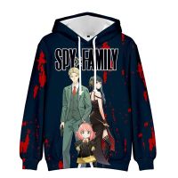 [COD] Cross-border 2022 new animation spy play house peripheral casual hooded sweater adult children men and women