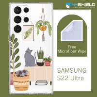 HI-SHIELD Stylish เคสใสกันกระแทก Samsung S22ultra รุ่น Cat1