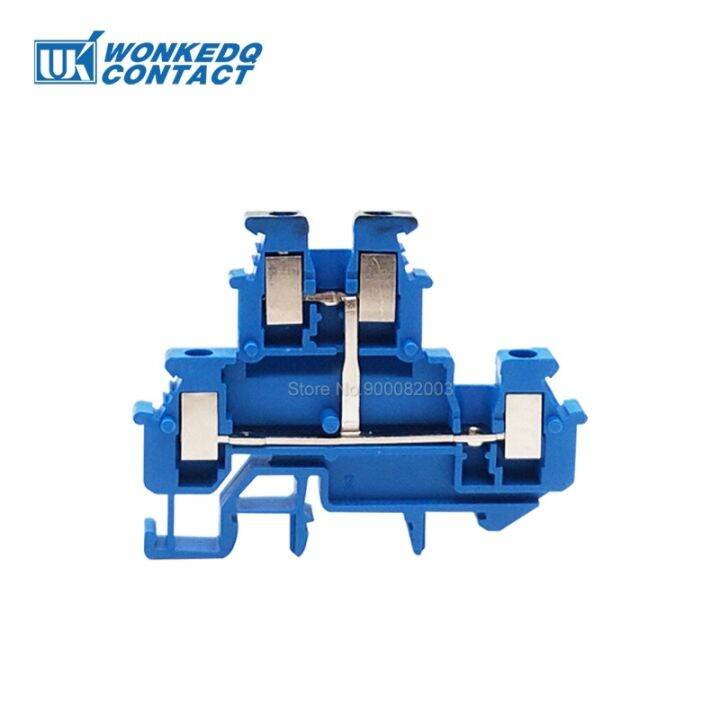 5pcs-mbkkb-2-5-pv-screw-connectors-double-level-connductor-with-equipotential-bonder-uk-din-rail-terminal-block-mbkkb2-5-pv