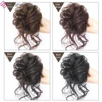 STINEWARDS Black Brown Fluffy Curly Hair Hair Bun Women Hairpins Synthetic Chignon False Hair Pieces