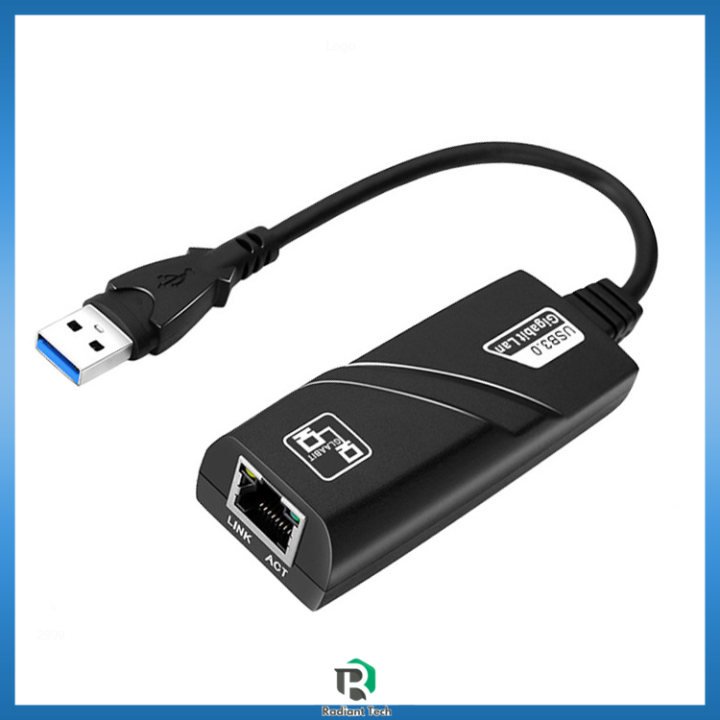 USB 3.0 to RJ45 Adaptor USB to LAN Adaptor 10/100/1000 Mbps Gigabit ...