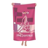 Pink Panther ผ้าขนหนูอาบน้ํา ขนาดใหญ่ 80x130 ซม. เป็นมิตรกับผิว สําหรับชายหาด กลางแจ้ง