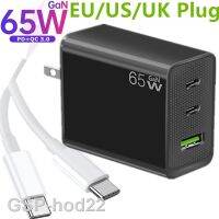 อะแดปเตอร์2023พบรายการ USB Pengdisi C 65W Cepat Dinding QC 3.0สำหรับแท็บเล็ต iPhone