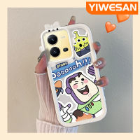 YIWESAN เคสสำหรับ Vivo V25 5G V25E X80 Lite 5G V27 V27E V27 Pro 5G S16 Pro เคส S16e น่ารัก Buzz Lightyear เคสซิลิโคนนิ่มเลนส์หลายสีป้องกันเคสมือถือกันกระแทกทนทานต่อการตกหล่นและรอยขีดข่วน