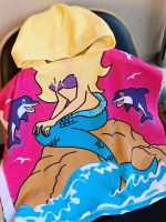 【CC】 1pc Childrens bath towel cape Hooded bathrobe for kids Cartoon printing