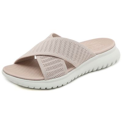 H1109 A6 - Europe and the States new 2023 sports leisure female is cool procrastinate pure comfortable big yards flat sandals wholesale