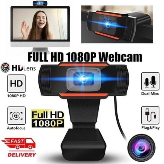 Tặng đồng hồ c sio miễn phíwebcam 1080p 30fps web cam af chức năng lấy nét - ảnh sản phẩm 7