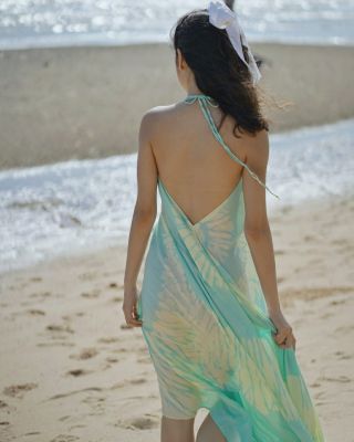 Pearl Classy Dress sandybrown.bkk - Light Mint