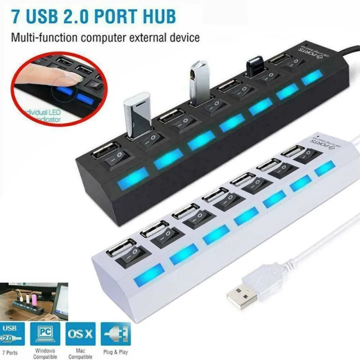 Hub USB Port 7 / 4 Lubang | Lazada Indonesia