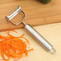 Stainless Steel Julienne Peeler Fruit Vegetable Potatoes carrots Grater Peeler Double Planing Slicer 水果蔬菜去皮机 切片机 刨丝器