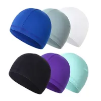 6 Pieces Cooling Helmet Liner Skull Caps Sweat Wicking Cap Running Hats Cycling Skull Caps for Men Women Cycling Running