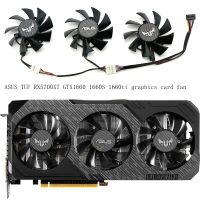 Gratis Ongkir/ต้นฉบับใหม่1ASUS 1ASUS TUF RX5700XT 5700 GTX1660 1660S พัดลมกราฟิก1660ti