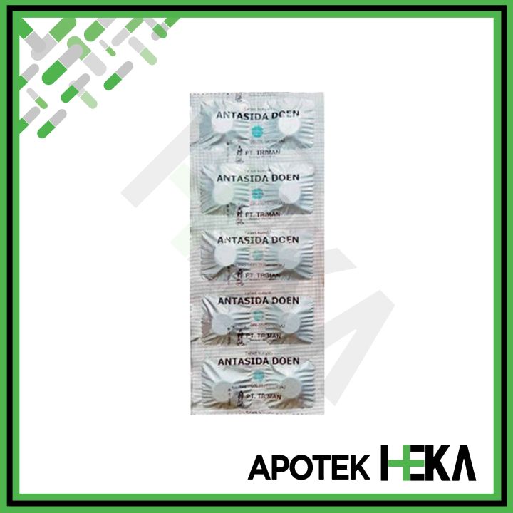 Antasida Doen 200 Mg Triman Tablet Strip Isi 10 - Obat Sakit Lambung ...