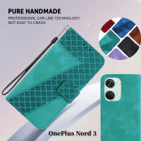 เคสหนังฝาพับสำหรับ OnePlus Nord 3 Nord3ที่ใส่บัตรนูนกรณีโทรศัพท์แบบดิจิตอล Lite เคสหนังโทรศัพท์มือถือ