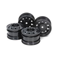 [ชุดแต่งรถบังคับ] TAMIYA 54741 OP.1741 On Road Racing Truck Wheels (F&amp;R/2pcs. Each) (black) ชุดแต่งทามิย่าแท้ rc