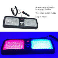 RCL สีแดงสีฟ้า86 LED Sun Visor ไฟแฟลชฉุกเฉิน12โหมดแฟลชอันตรายตำรวจไฟเตือนสำหรับการบังคับใช้กฎหมายยานพาหนะ