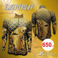 เสื้อตกปลา JK THAILAND ลาย LANNA ป้องกันรังสี UV 80-90% สีไม่ตก แห้งเร็ว