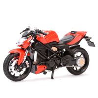 Maisto 1:18 Ducati Mod. ยานพาหนะแบบหล่อแบบสแตติกของสตรีทไฟท์เตอร์ของเล่นแบบจำลองรถมอเตอร์ไซค์