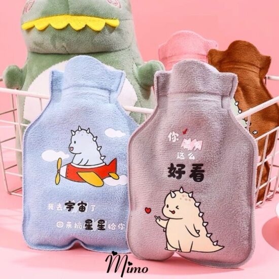 Túi chườm sưởi ấm chườm bụng nhung nỉ mịn phong cách hoạt hình đáng yêu - ảnh sản phẩm 7
