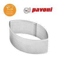 Pavoni XF52F Micro perforated steel bands by Johan Martin Elliptic shape 125x74xh 45 mm /ริงค์อบทาร์ต