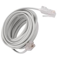 、。；【； RJ11 6P4C To RJ45 8P4C Modular Phone Internet Extension Cable 3 Meter