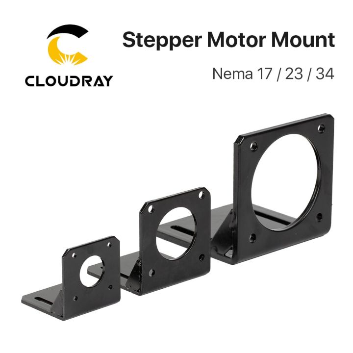 cloudray-motor-base-for-nema17-nema23-nema34-stepper-motor-aluminum-fixed-seat-fastener-mounting-bracket-support