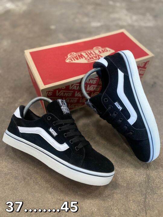 รองเท้าผ้าใบvans-old-skool-เผื่อ1ไซส์-รองเท้าสีดำล้วน-รองเท้าทำงาน-รองเท้ากีฬา-สวยตรงปก100