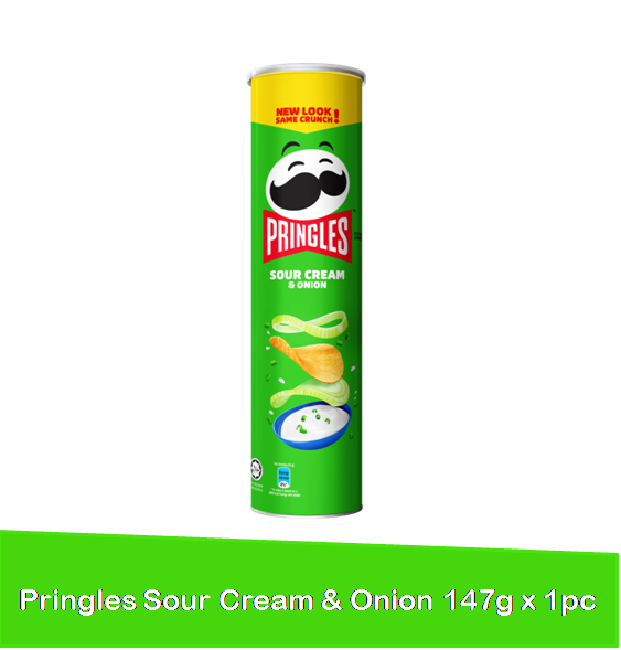 Pringles Sour Cream & Onions 134g x 1pc Lazada PH