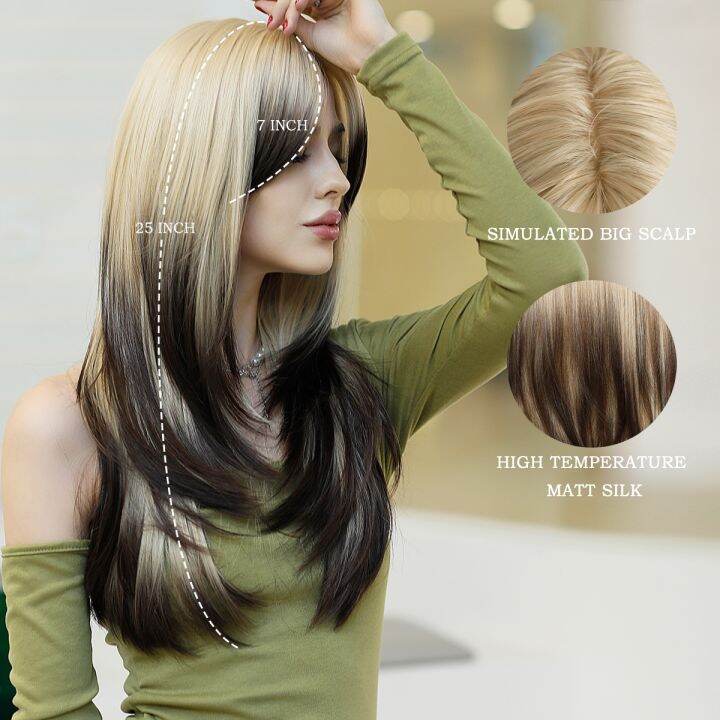 7jhh-wigs-ombre-blond-wigs-สำหรับผู้หญิงทุกวันคอสเพลย์ปาร์ตี้เทรนด์ใหม่ตรงกลางวิกผมสังเคราะห์สีดำไฟเบอร์ทนความร้อน