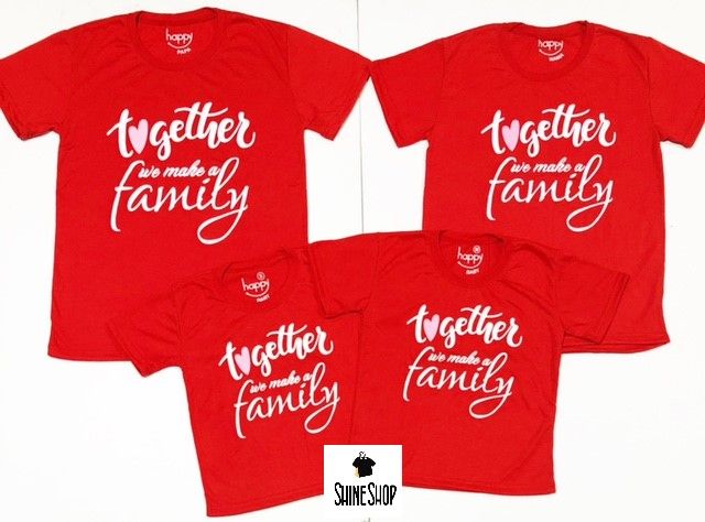 4 in 1 Family Shirt | Lazada PH
