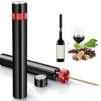 Air Pump Wine Bottle Opener Safe Portable Stainless Steel Pin Jar Cork Remover Air Pressure Wine Corkscrew Bar Wine Accessories Bar Wine Tools