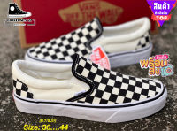 ❗️ส่งของทุกวัน❗️ รองเท้าแวนส์Vans Classic Slip-On Checkerboard Sneakers size:36-44EU รองเท้าผ้าใบแบบสวม รองเท้าแวนส์สลิปออน พร้อมกล่องครบเซท รองเท้าผ้าใบชายหญิง